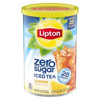 Lipton Zero Sugar Lemon Iced Tea Mix – 8.1oz
